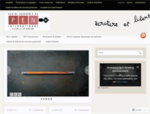 Tablet Screenshot of penquebec.org